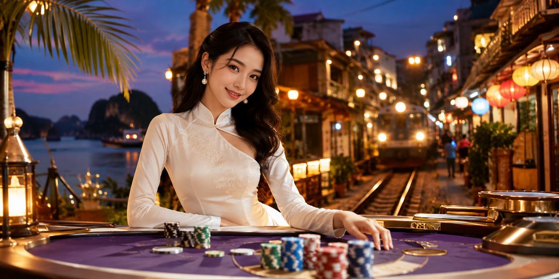 Bàn chơi Baccarat với người mặc áo dài tại Hà Nội — trải nghiệm Live Casino 824